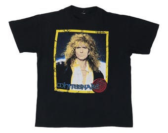 Vintage 1990 WHITESNAKE Liqour and Poker Slip of the Tongue World