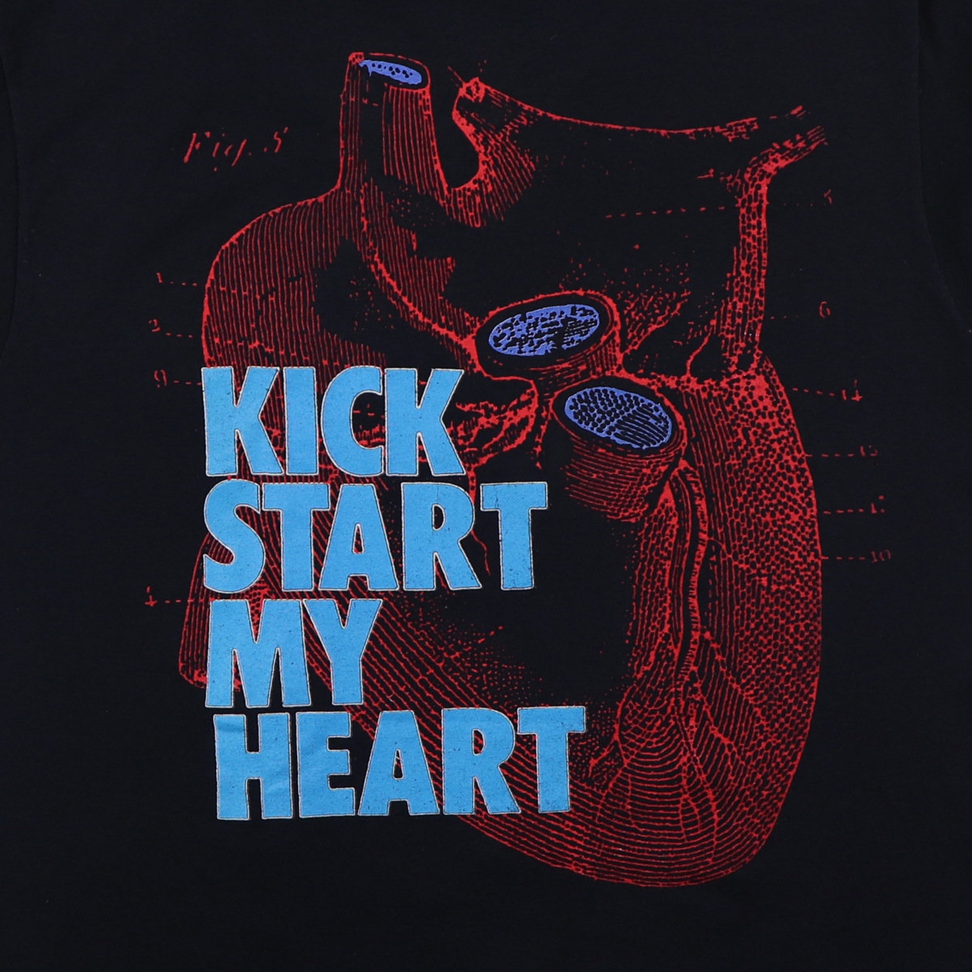 vintage 1989 Motley Crue Kickstart My Heart Shirt