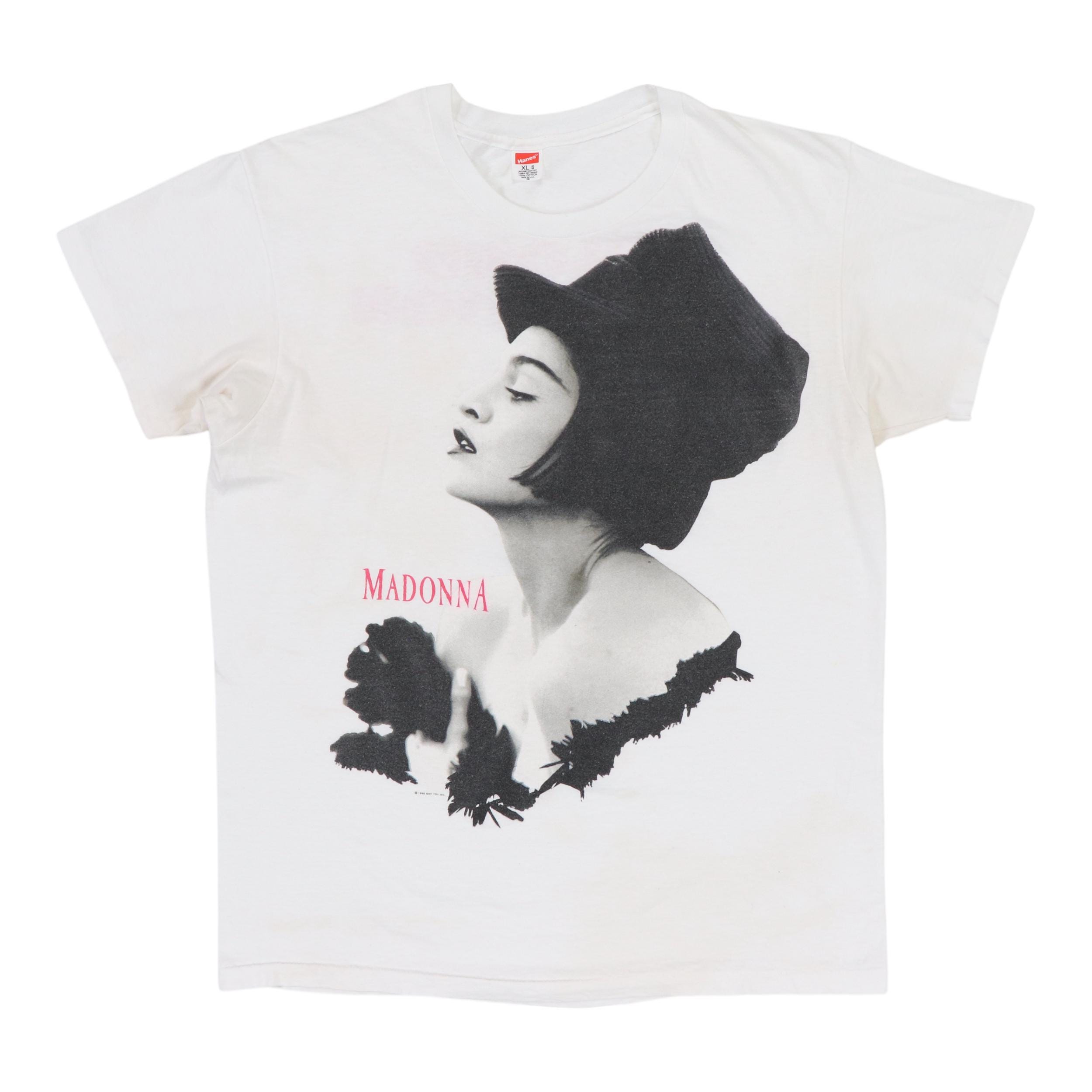 マドンナ blond ambition world tour Tシャツ 90s Madonna Blond Ambition World Tour 90 Vintage T Shirt Rock