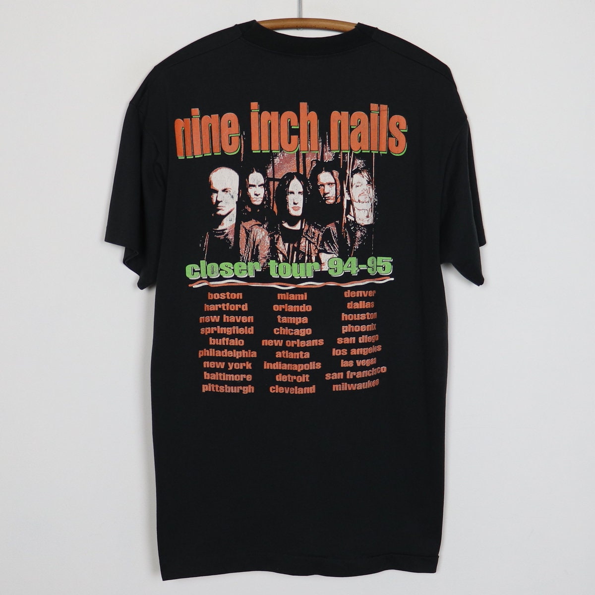 Vintage 1994 Nine Inch Nails Closer Tour Shirt picture