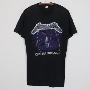 vintage 1989 Metallica Ride The Lightning Kill Em All Shirt