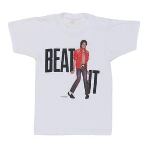 vintage 1984 Michael Jackson Beat It Shirt Size: 16&quot;