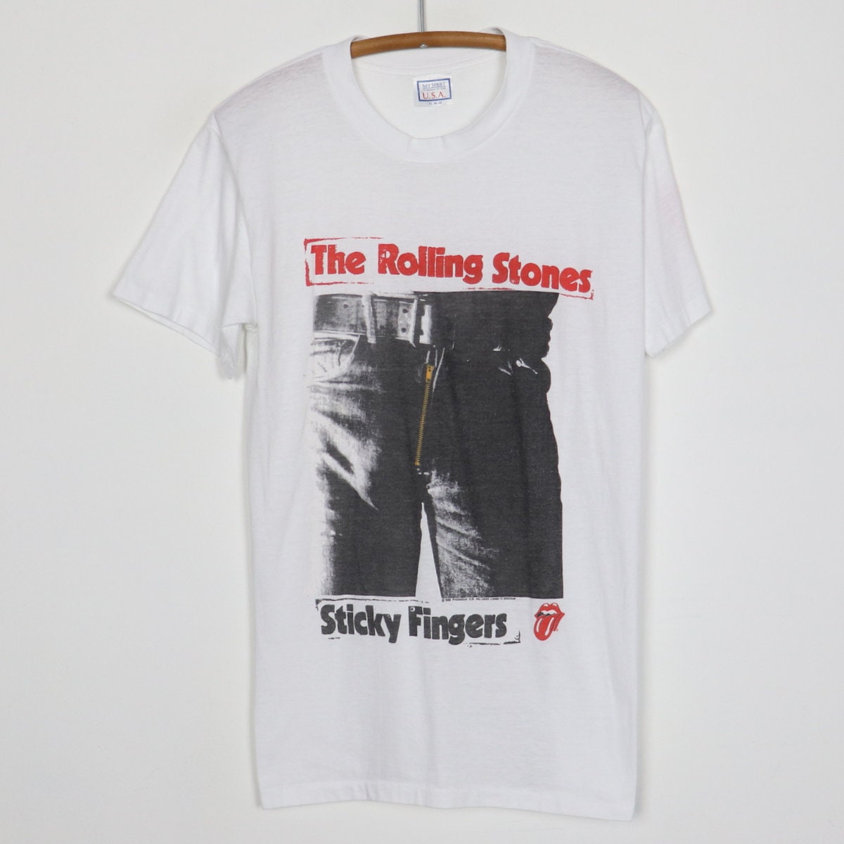 Vintage 1989 Rolling Stones Sticky Fingers Steel Wheels Tour