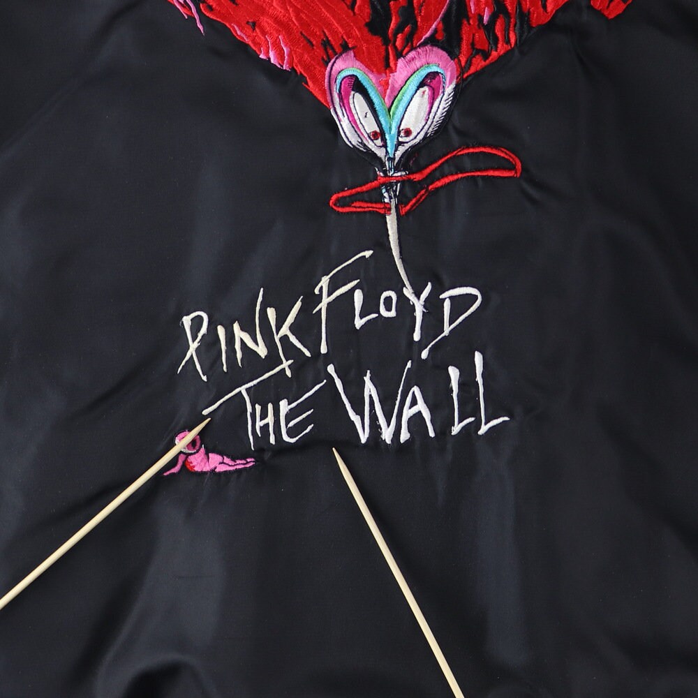 Vintage jaren 1980 Pink Floyd The Wall Bomber Jacket Etsy