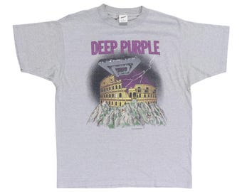 Vintage Deep Purple Shirt Concert Shirt Band Tee 1985 Concert Tee