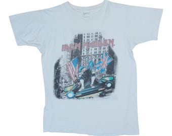 vintage 1987 Iron Maiden Somewhere In New York Concert Shirt