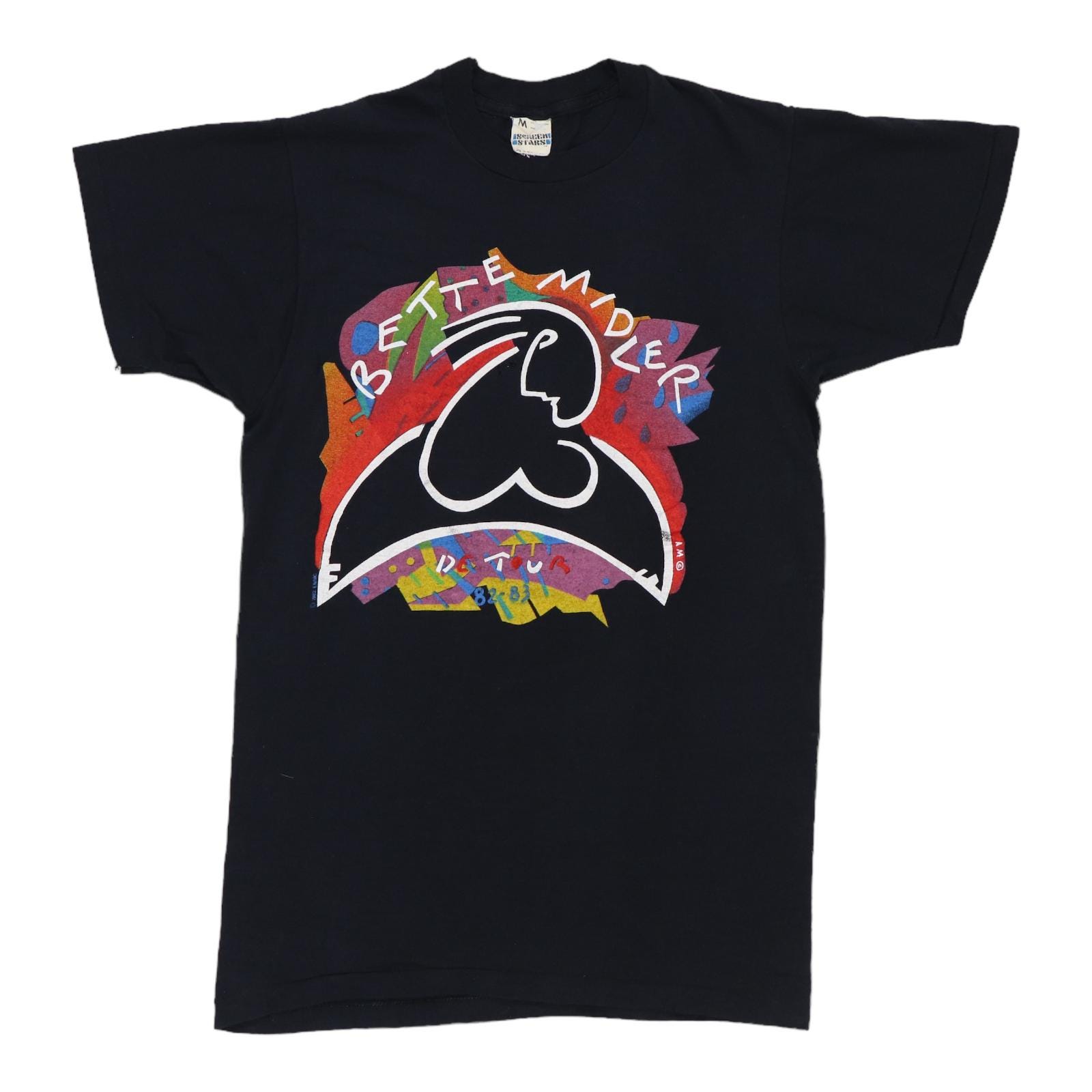Bette Midler 2015年ツアーLocal Crew Tシャツ BETTE MIDLER 2015 TOUR - LOCAL CREW ' Thank You ' SHIRT