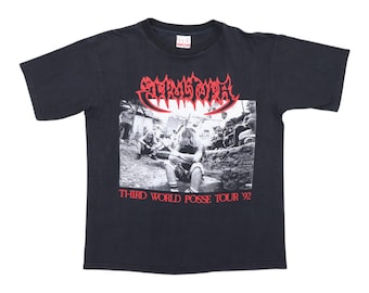 SOULFLY 00s vintage バンドT Mサイズ　sepultura Vintage 2000 Soulfly T-shirt Mens XL Green Primitive Tour Music