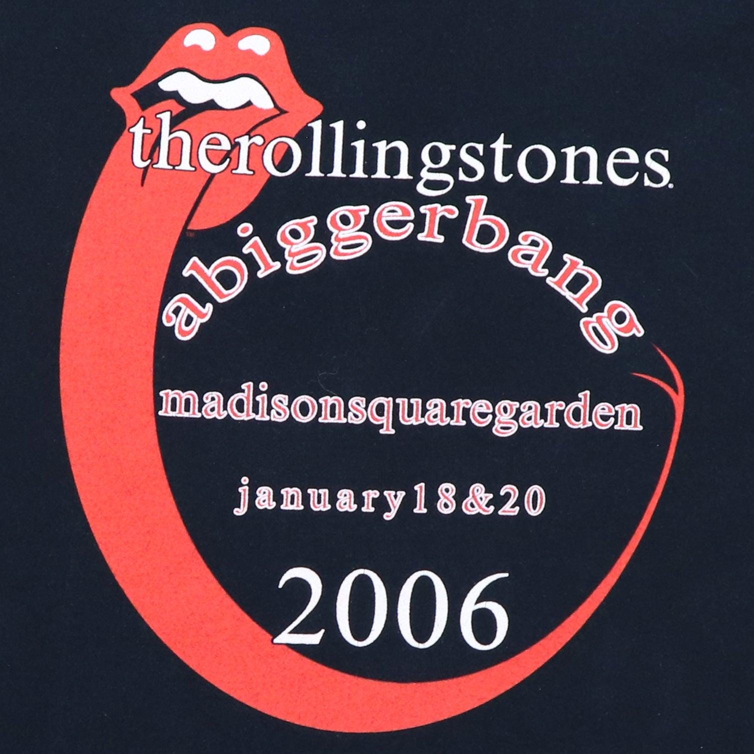 Vintage 2006 Rolling Stones Bigger Bang Tour Long Sleeve Shirt - Etsy