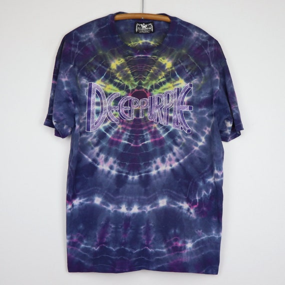 Vintage 1990s Deep Purple Symmetria Tie Dye Shirt | Etsy