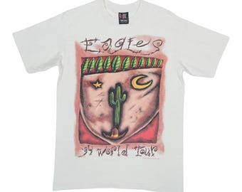 Vintage Eagles 1995 Hell Freezes Over World Tour T-shirt 90's XL
