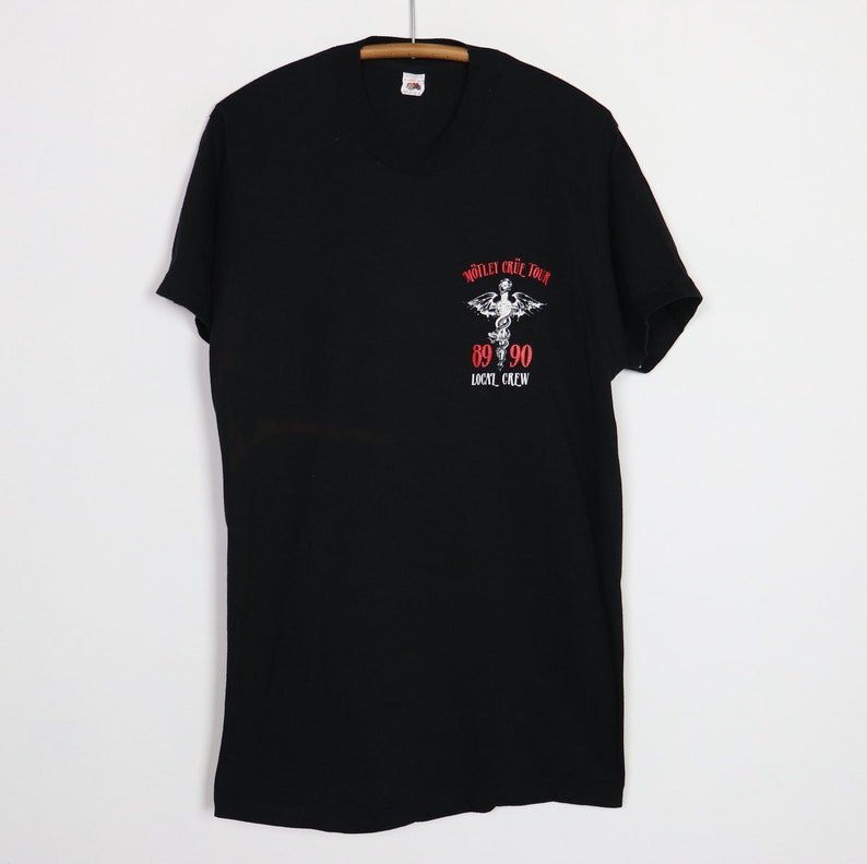 Vintage 1989 Motley Crue Dr shops Feelgood Local Crew Tour Shirt