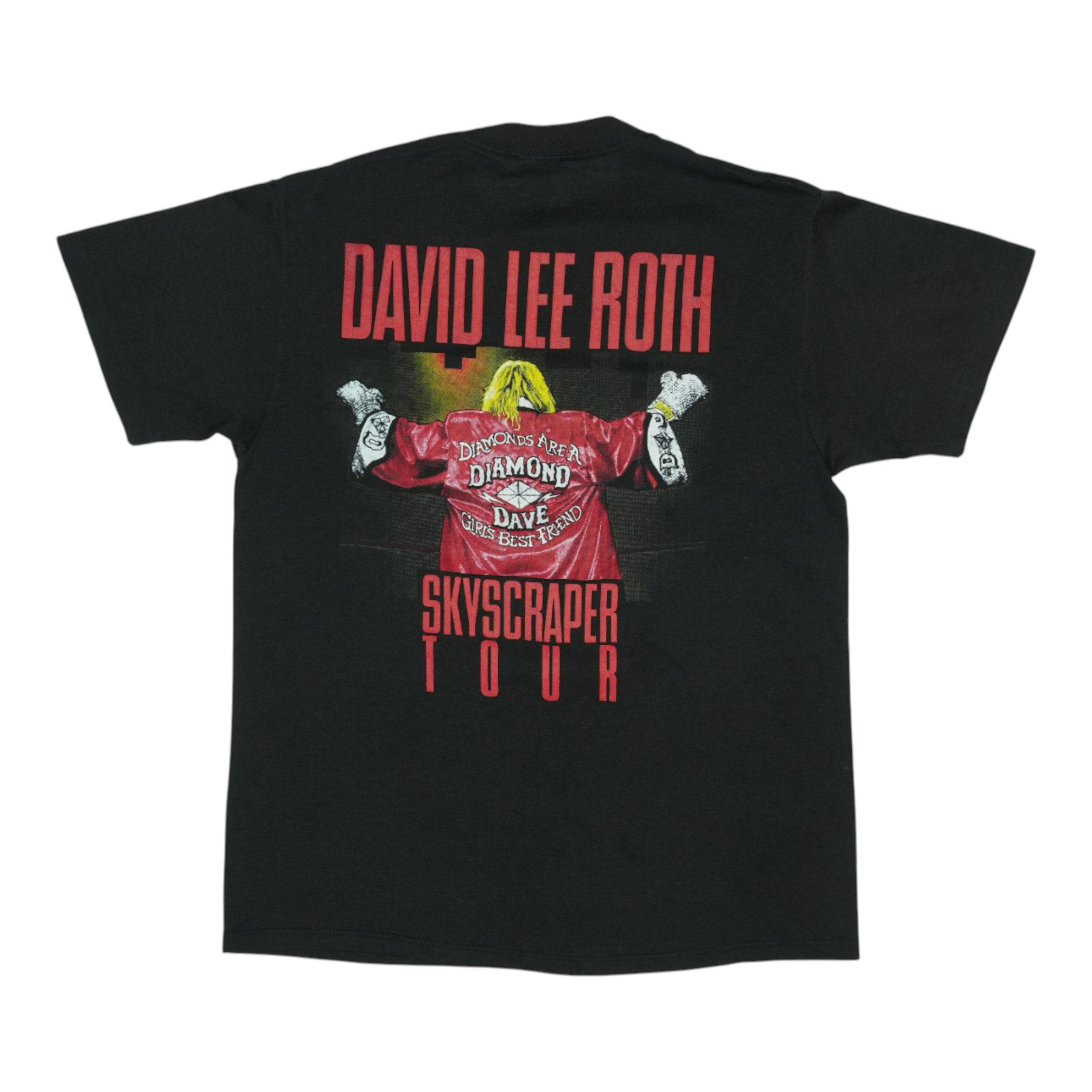Vintage 1988 David Lee Roth Skyscraper Tour Shirt - Etsy Canada