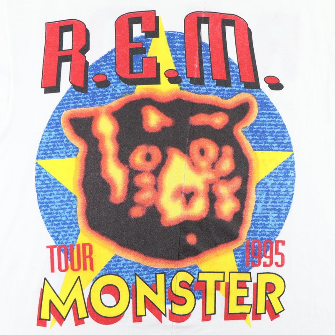 Vintage 1995 REM Monster Tour Shirt Etsy
