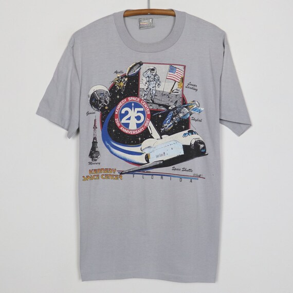 【古着】 ケネディ宇宙センター 記念品 リンガー Tシャツ ホワイト NASA 古着】 ケネディ宇宙センター 記念品 リンガー Tシャツ ホワイト