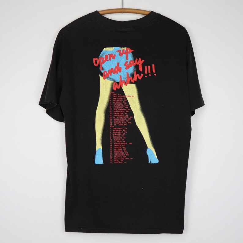 poison 1988 tour shirt