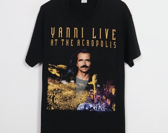 Vintage 1995 yanni live at the acropolis shirt