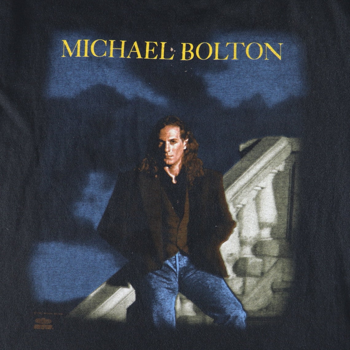 Vintage 1991 Michael Bolton Time Love & Tenderness Tour Shirt Etsy