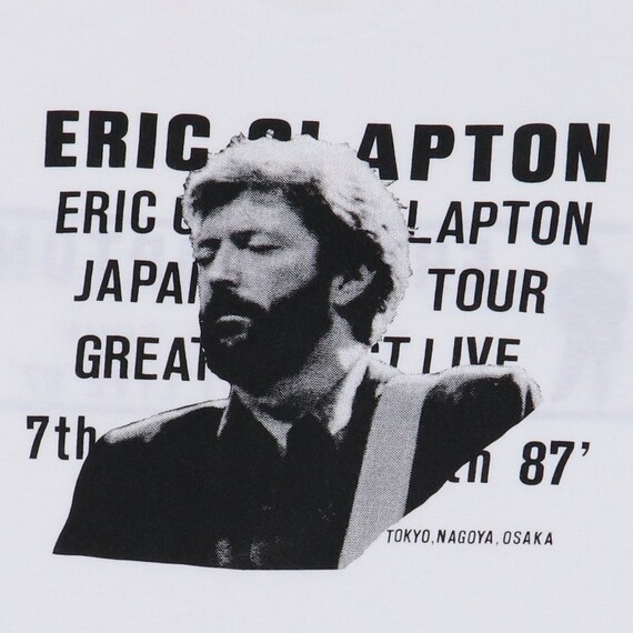 Vintage 1987 Eric Clapton Japan Tour Shirt - Etsy