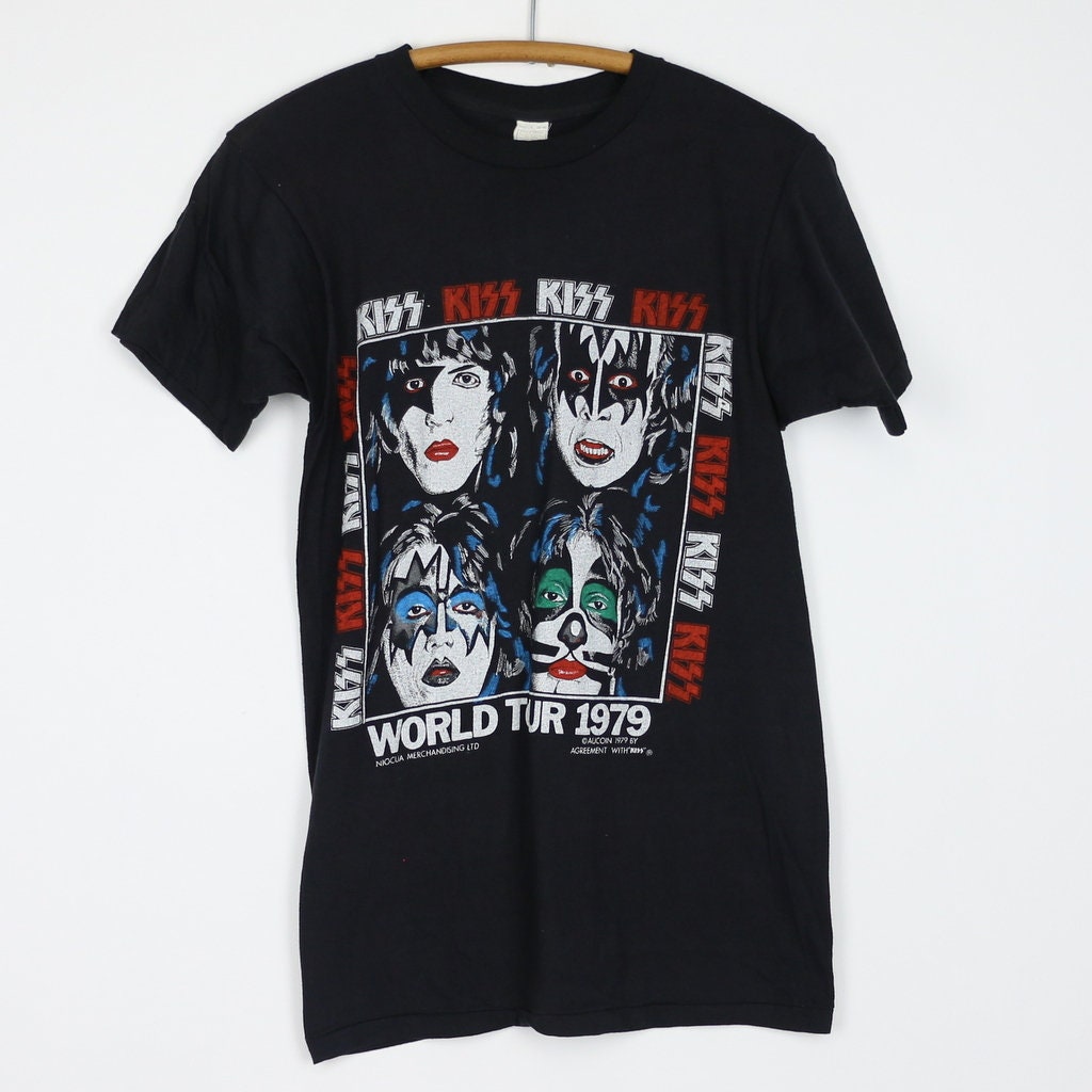 Kiss Shirt Vintage tshirt 1979 Dynasty Tour Concert Tee 1970s | Etsy