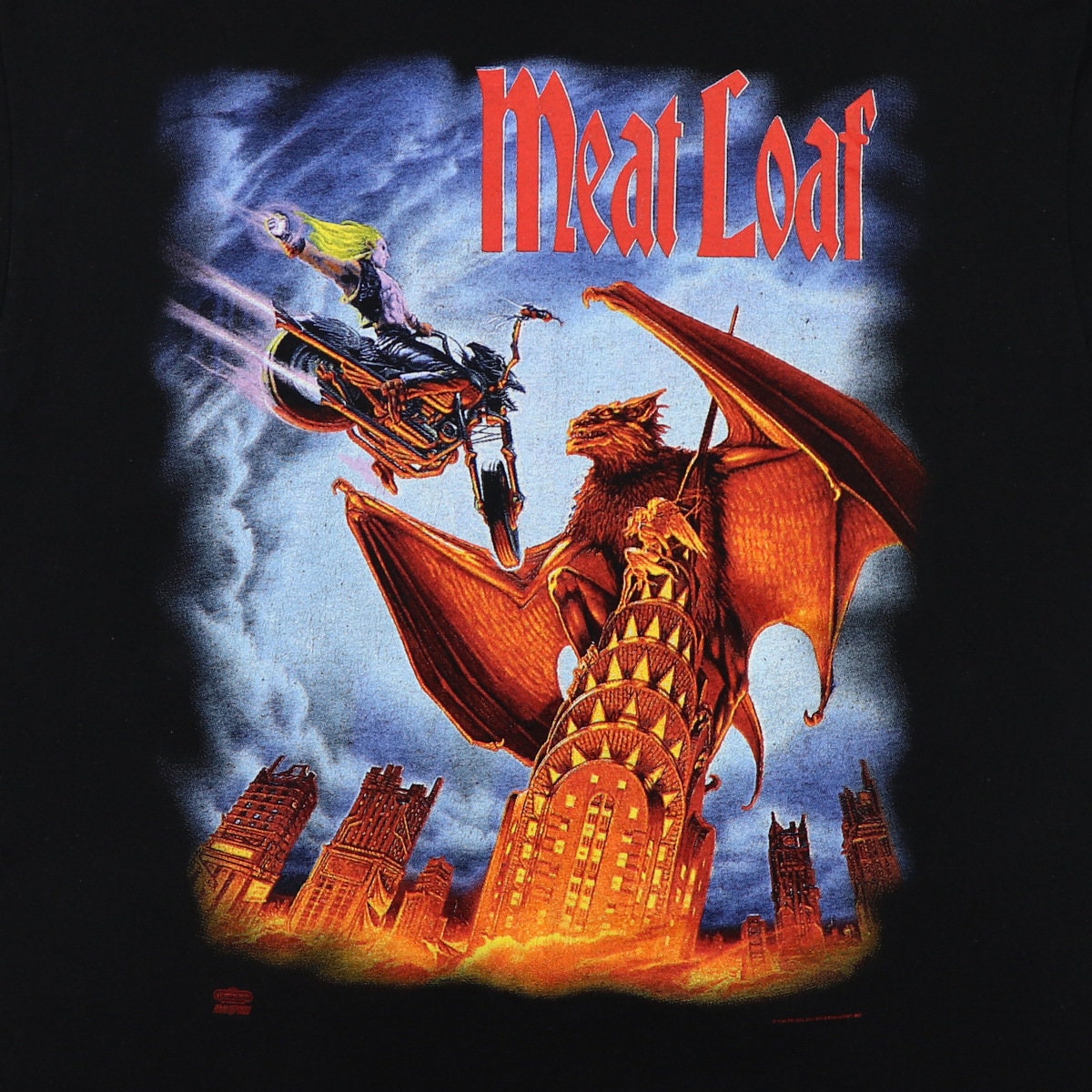 Vintage 1994 Meat Loaf Everything Louder Than Everything Else Etsy