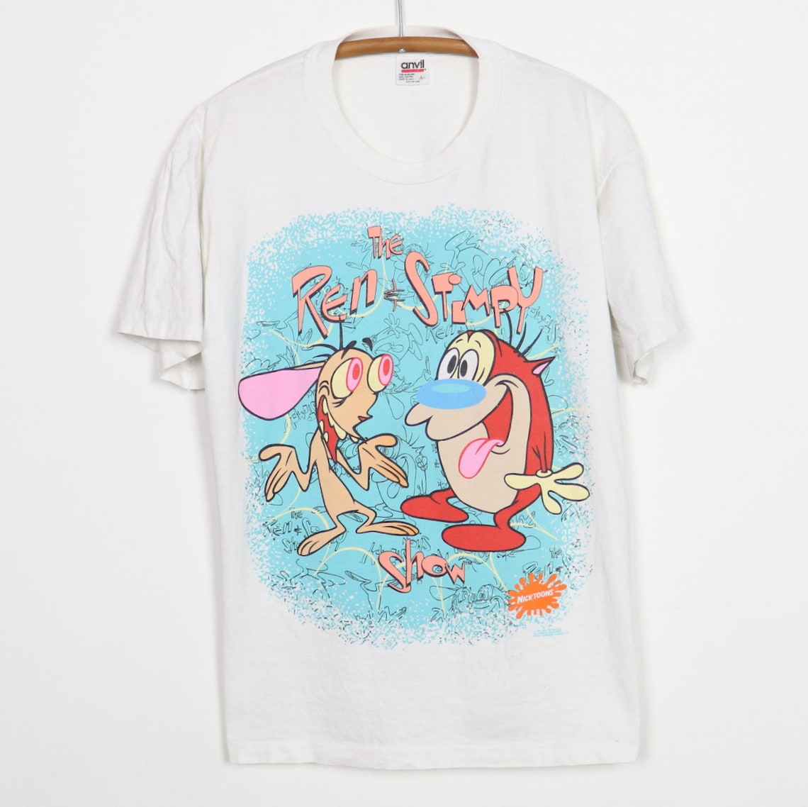 Vintage 1991 Ren & Stimpy Show Nicktoons Shirt Etsy UK