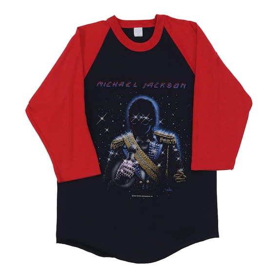 Vintage 1984 Michael Jackson Victory Tour Jersey Shirt Size Medium Etsy Canada