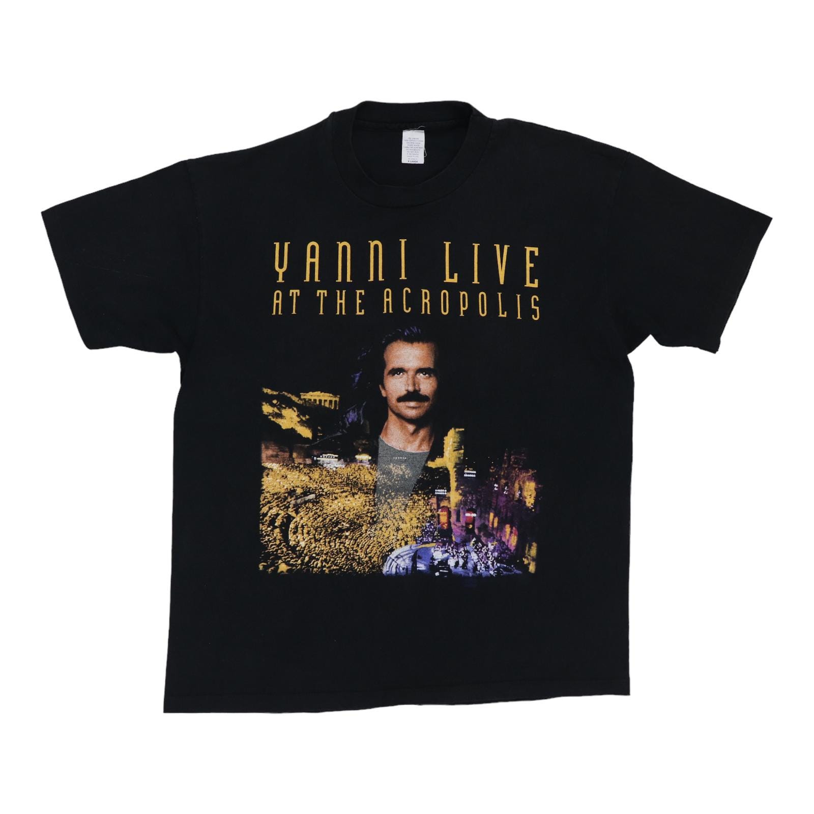 Vintage 1995 Yanni Live at the Acropolis Tour Shirt, 90s Vintage
