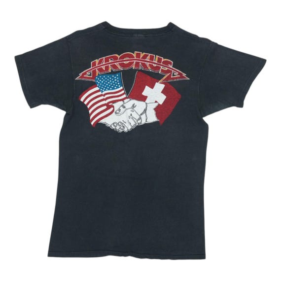 Vintage 1981 Krokus World Tour Shirt, 80s Vintage Concert Shirt
