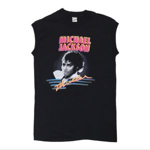 Vintage 1980s michael jackson thriller sleeveless shirt
