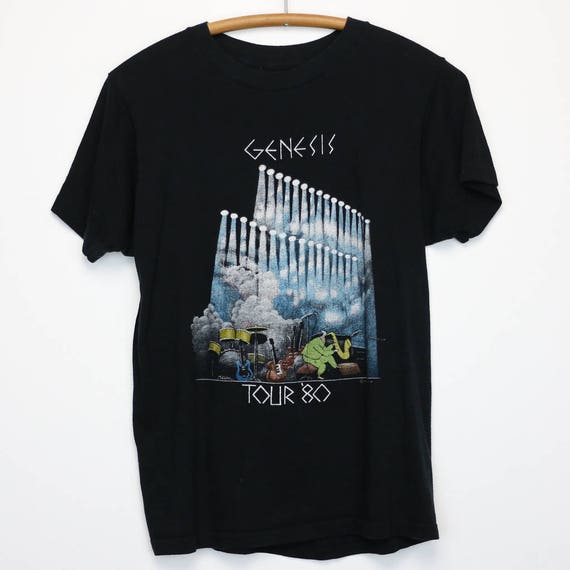 Genesis Shirt Vintage tshirt 1980 Duke Tour Concert Tee 1980s | Etsy
