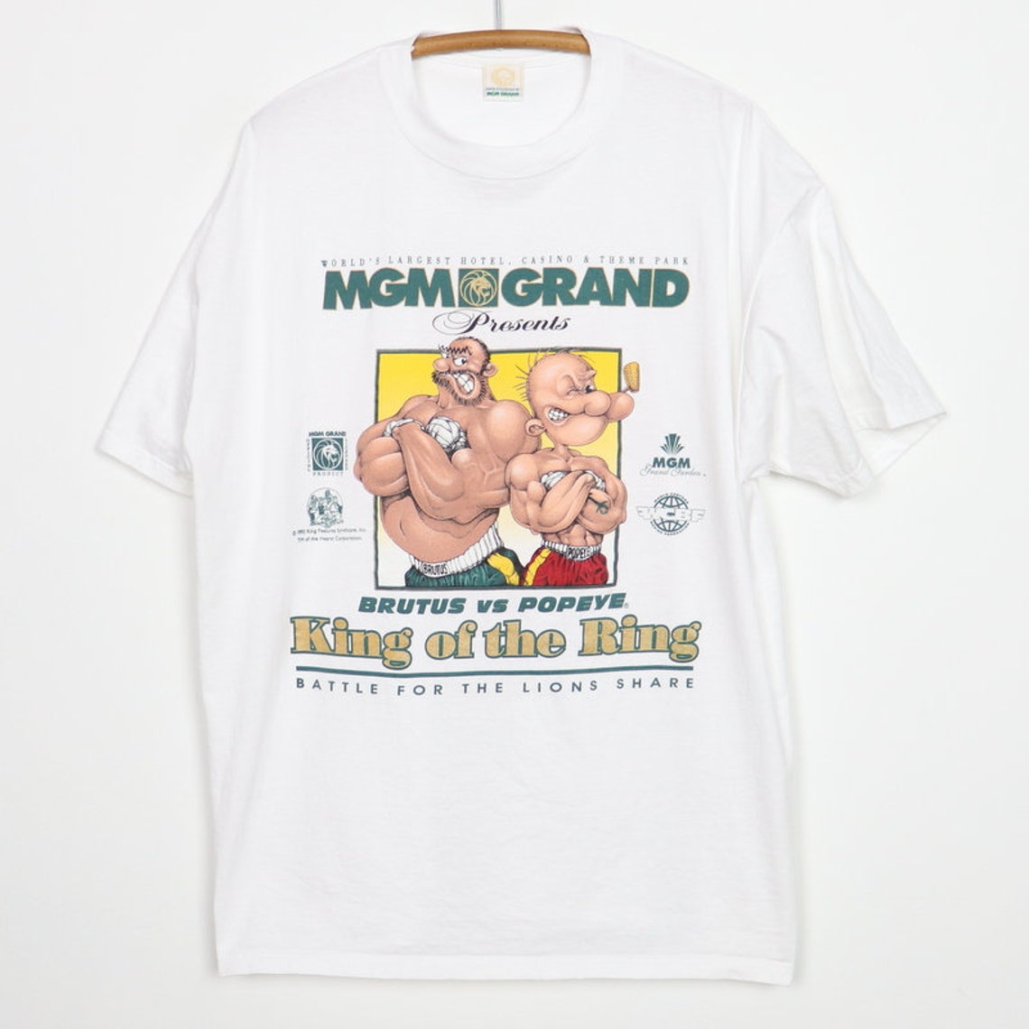 Vintage 1993 Brutus vs Popeye King Of The Ring MGM Grand