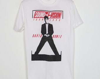 David Bowie 90's Sound and Vision Tシャツ Sound Vision David Bowie 1990 Tour T-Shirt