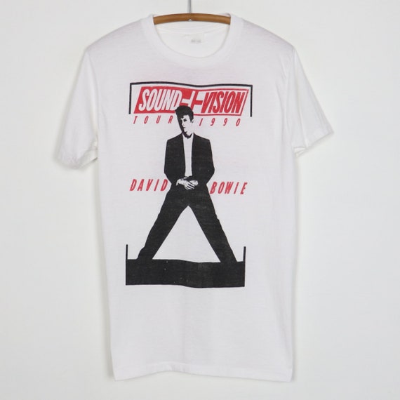 Vintage 1990 David Bowie Sound + Vision Tour Shirt - Etsy
