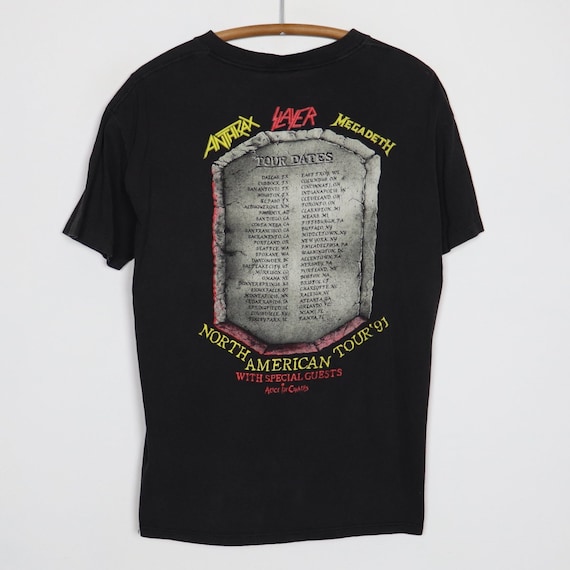 Vintage 1991 Clash of the Titans North American Tour Shirt