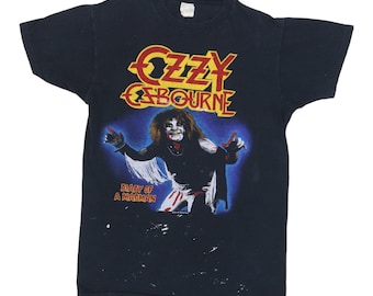 Vintage Ozzy Osbourne T Shirt Blizzard of Ozz 1981 Album Cover
