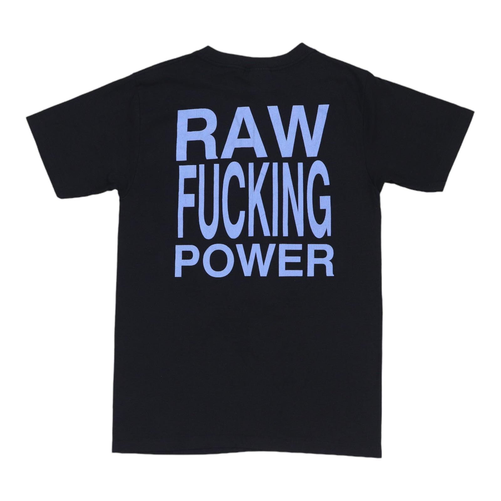 Vintage 1988 Iggy Pop Raw Fucking Power Shirt - Etsy