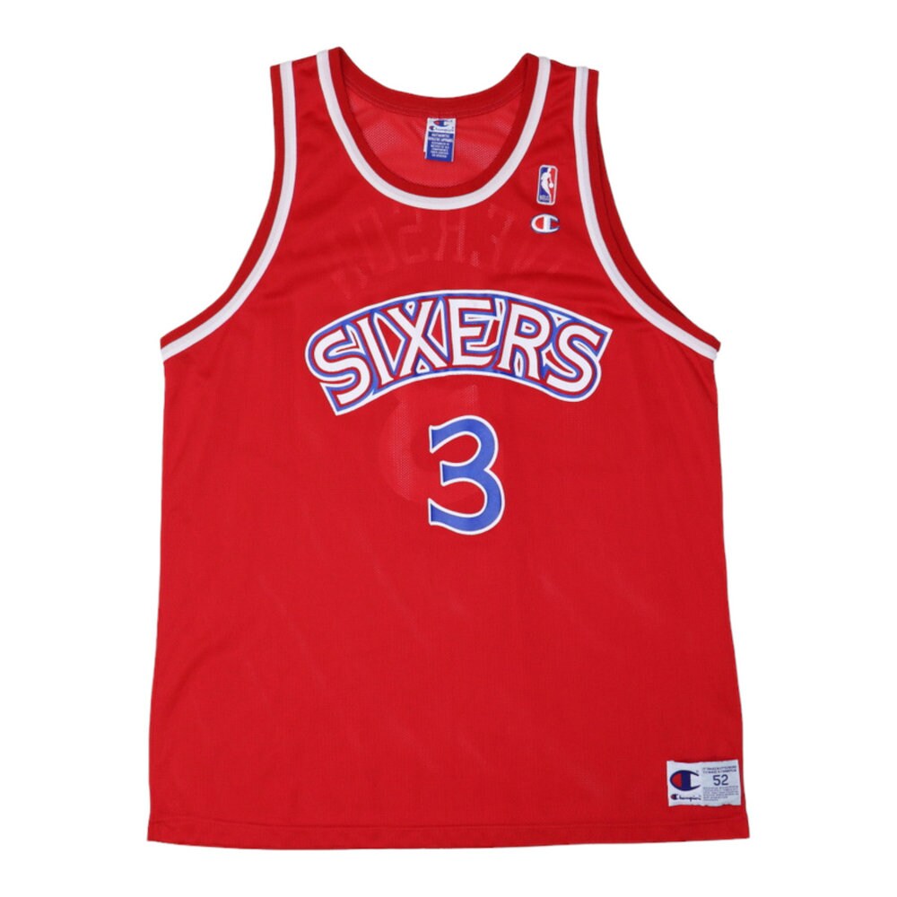 Reebok Allen Iverson Jersey Size 60 All Star #3 Vtg Stitched NBA