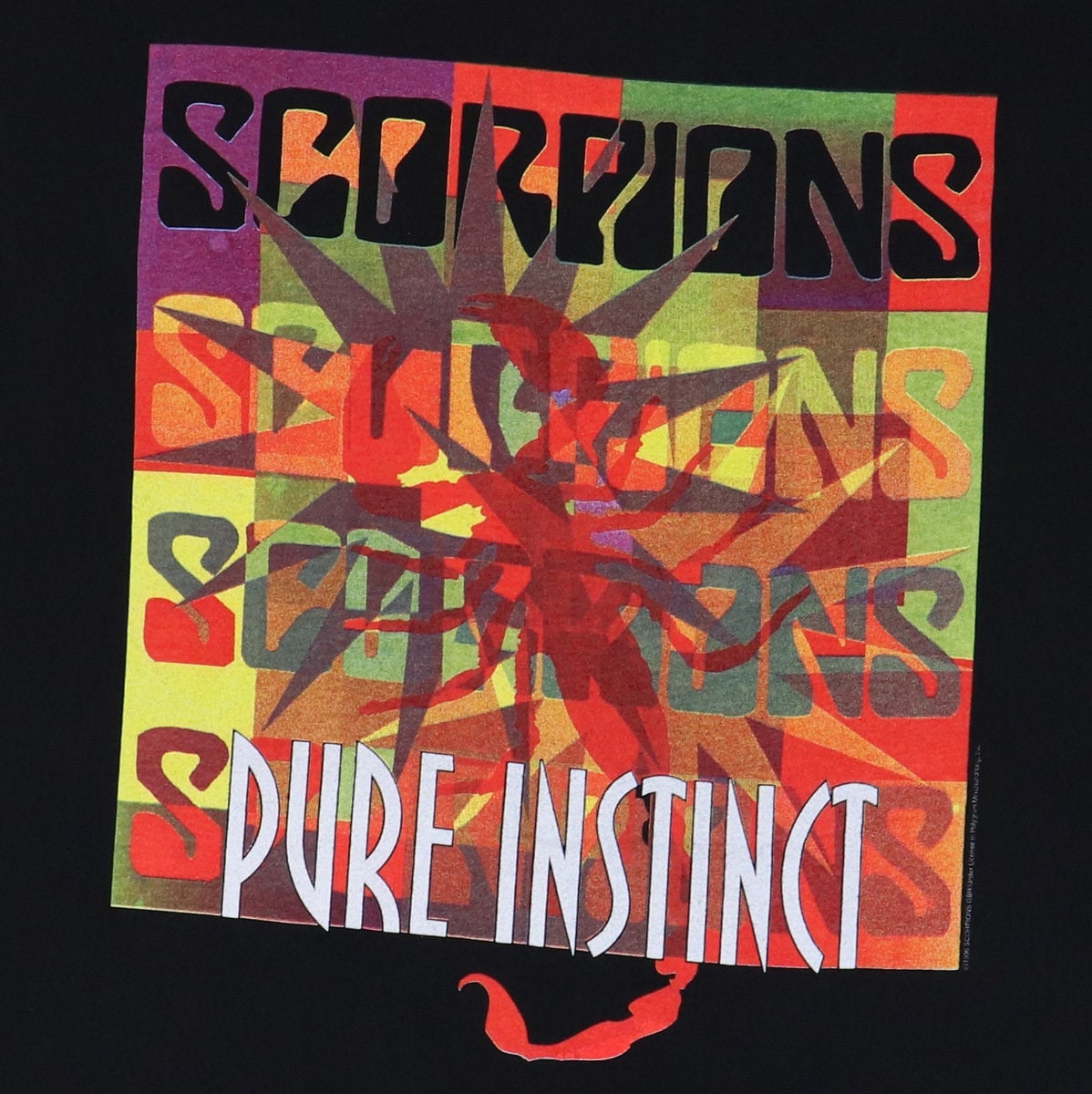 Buy Vintage 1996 Scorpions Pure Instinct Tour Shirt Online in 