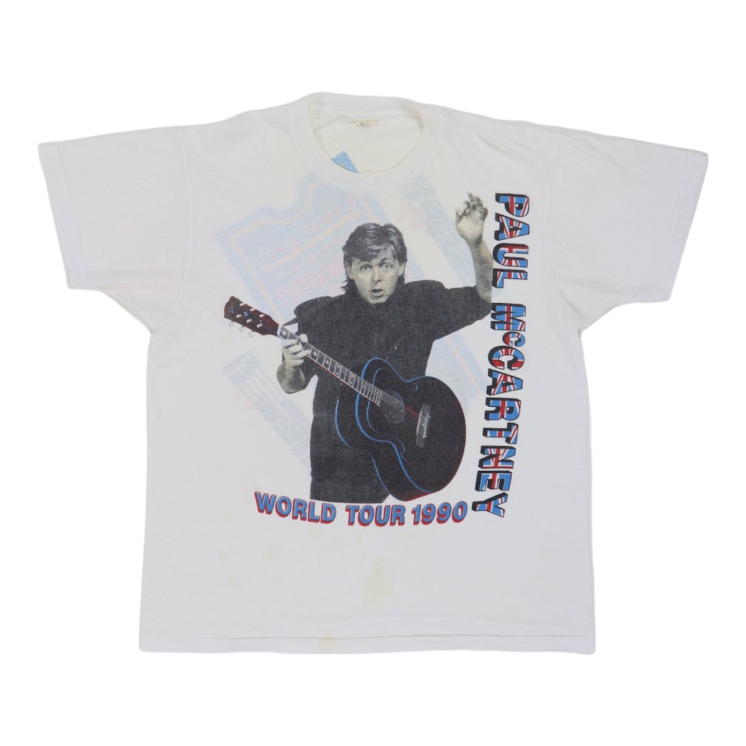 Vintage 1990 Paul Mccartney Friends of the Earth Tour Shirt - Etsy
