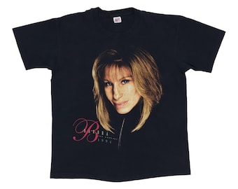 Vintage 94 Barbra Streisand the Concert T-shirt Black MGM Grand