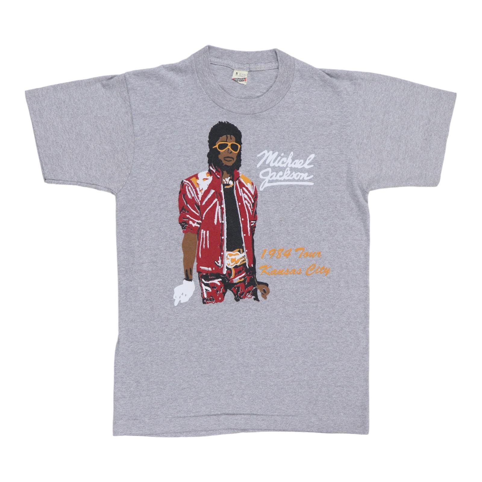Vintage 1984 Michael Jackson Kansas City Tour Shirt - Etsy