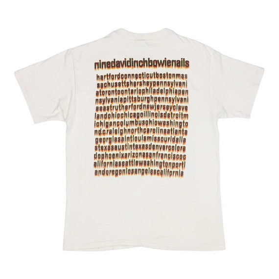 2021特集 90s T-Shirt nine Nails inch 1995 David nails Inch David