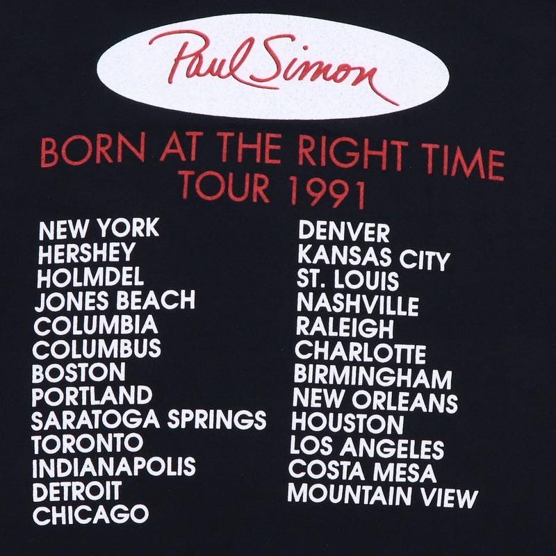 Vintage 1991 Paul Simon Born at the Right Time Tour Shirt - Etsy