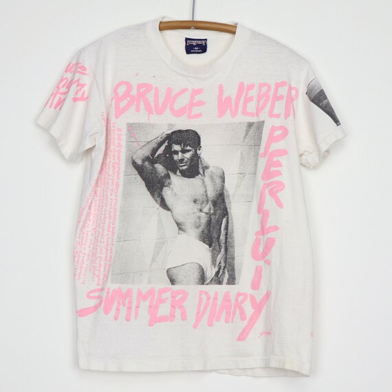 レイ　 vintage bruce weber summer diary Vintage 1986 Bruce Weber Summer Diary Shirt - Etsy Singapore