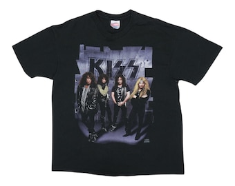 Vintage Style 1992 KISS Revenge Album Tour T-shirt One Side Size S