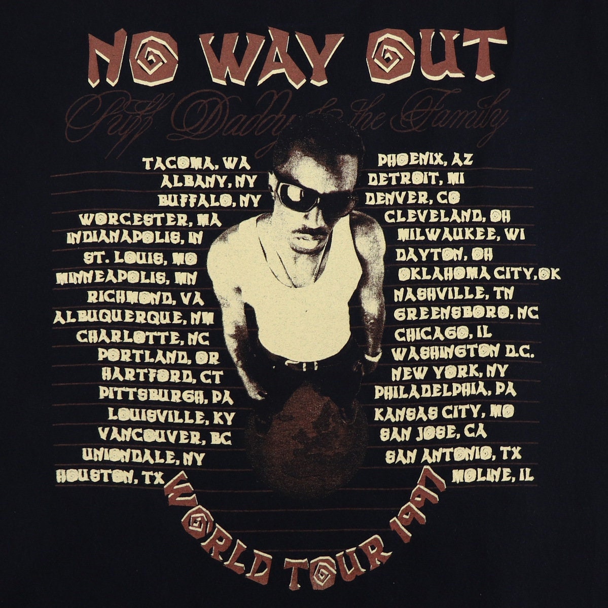 Vintage 1997 Puff Daddy & the Family No Way Out World Tour