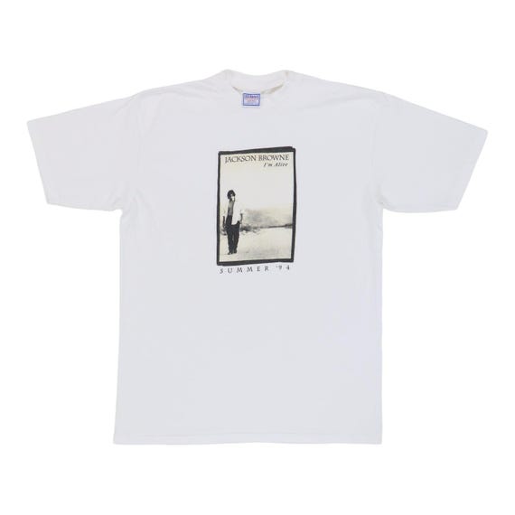 JACKSON BROWNE I'm Alive '93 Tシャツ Vintage 1994 Jackson Browne I'm Alive Tour Shirt Size: Extra