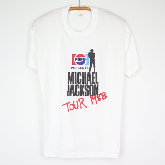 michael jackson 1988 bad tour t shirt