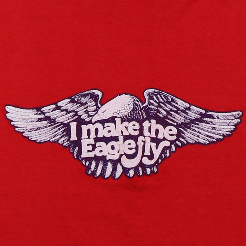 Shops vintage 1980s Harley Davidson I Make the Eagle Fly Shirt